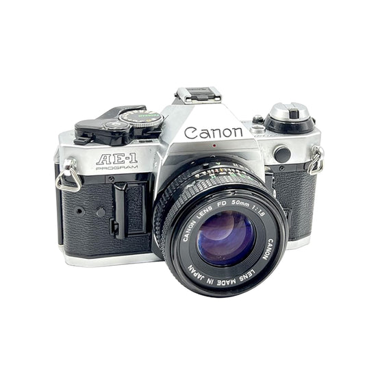 Canon AE-1 Program with 50mm 1:1.8 lens